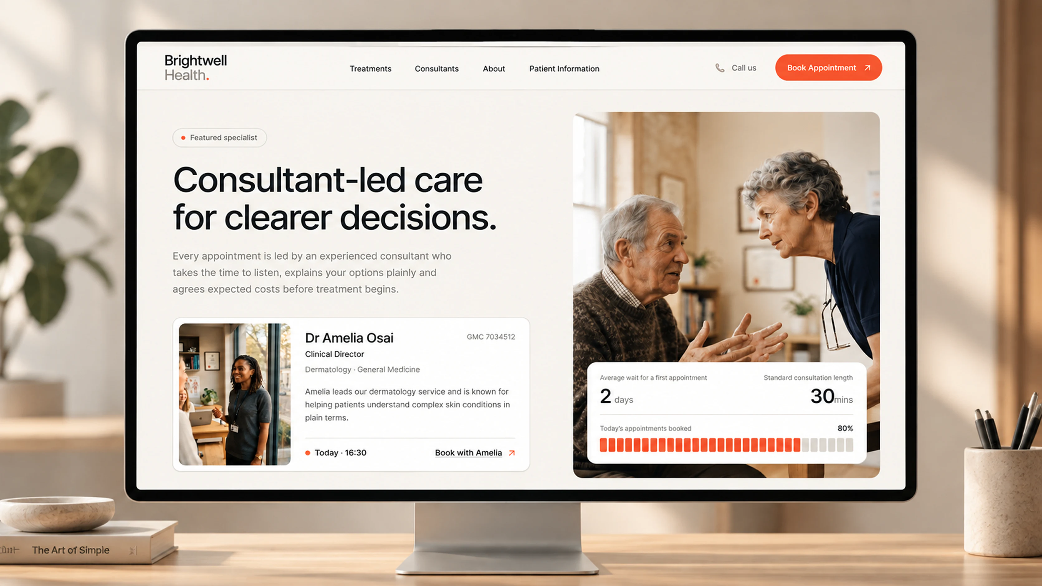 Brightwell Health homepage design system