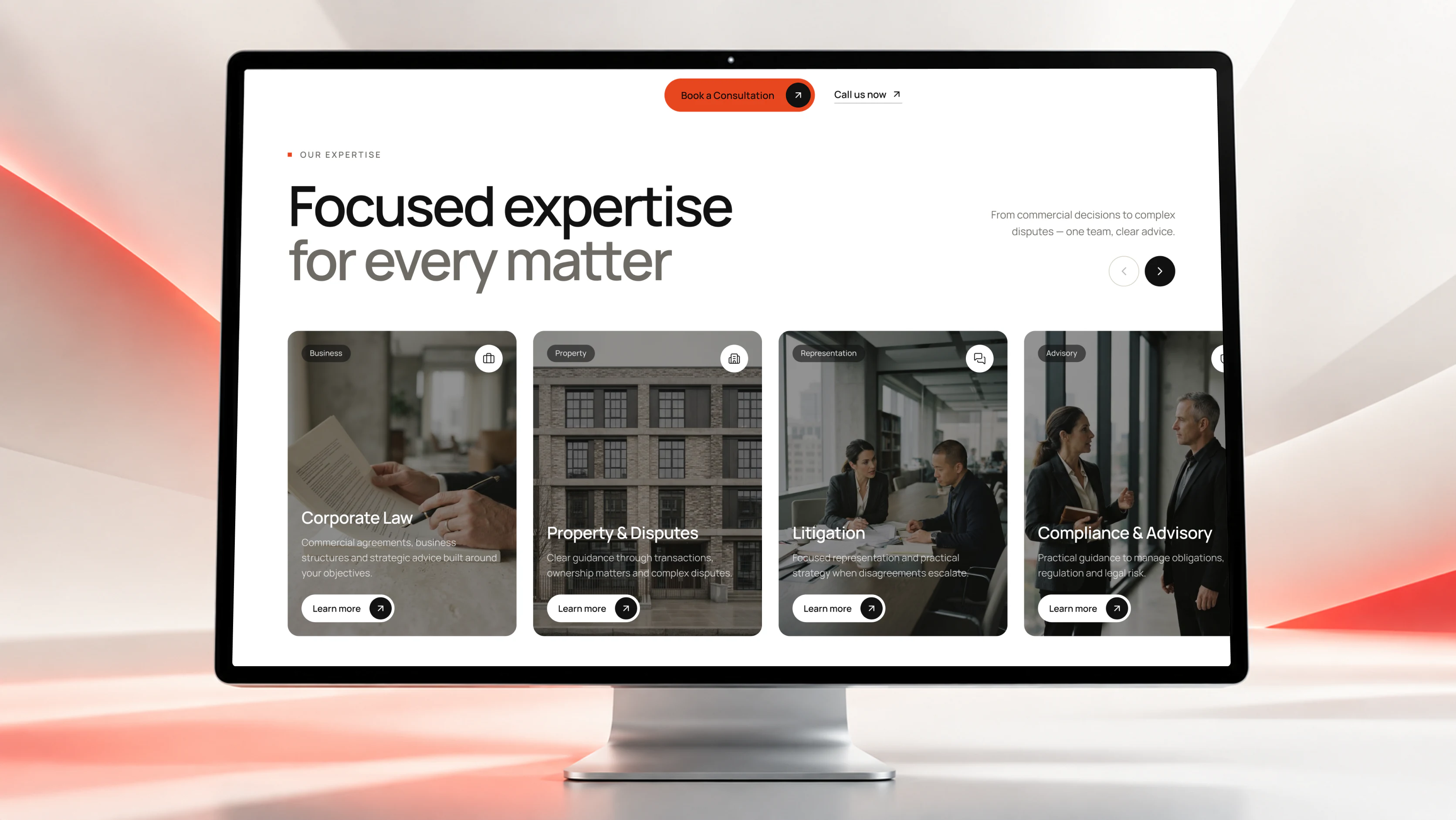 Northgate Legal homepage design system